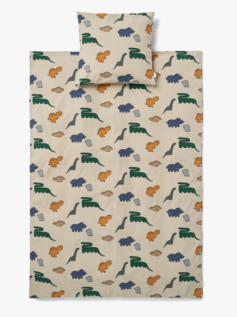 LIEWOOD Carmen Sengesæt 70x100 Tremmeseng, Dinosaurs/Mist