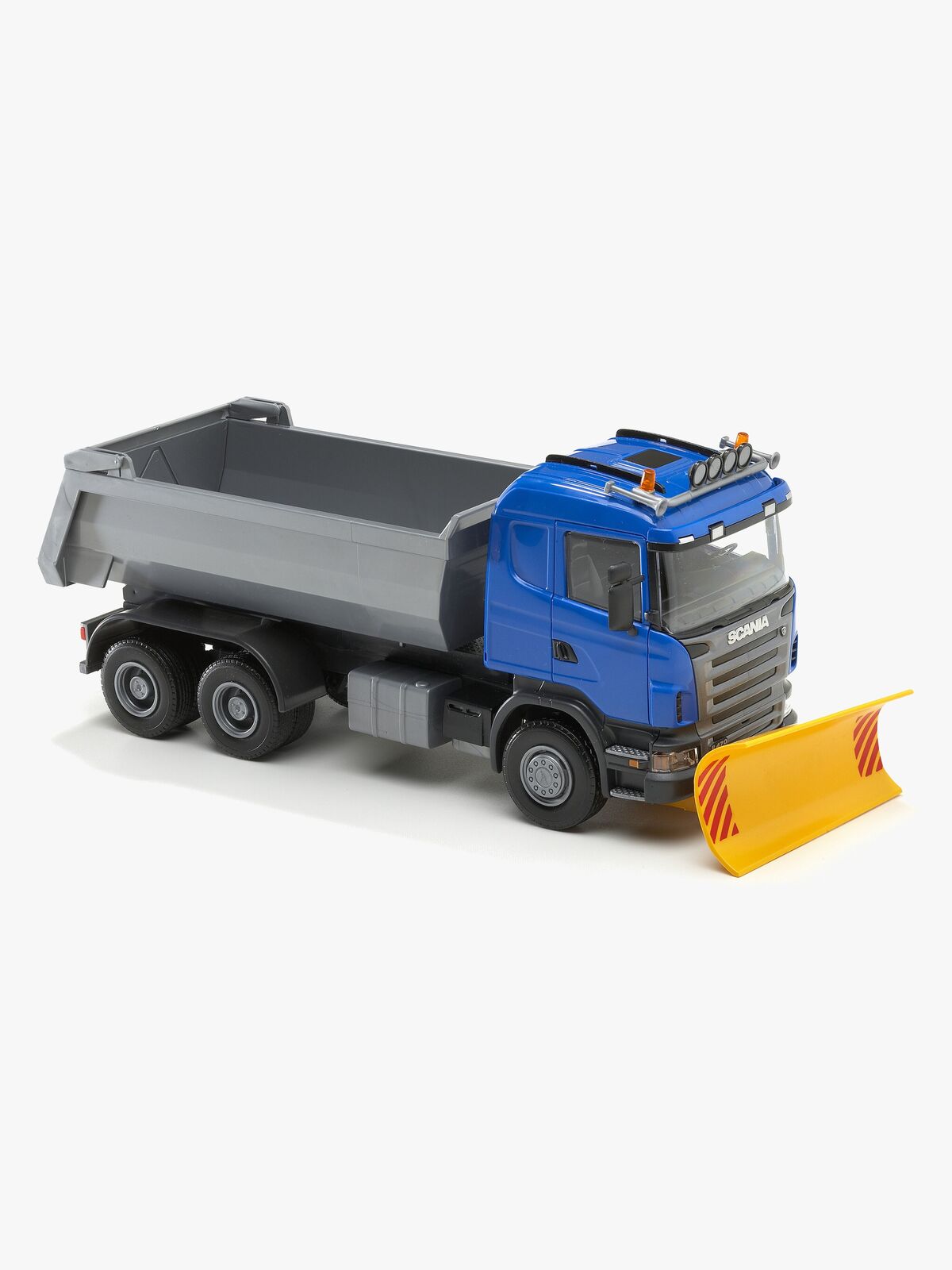 Emek Lastbil m. Tippelad & Sneplov Scania, Blå