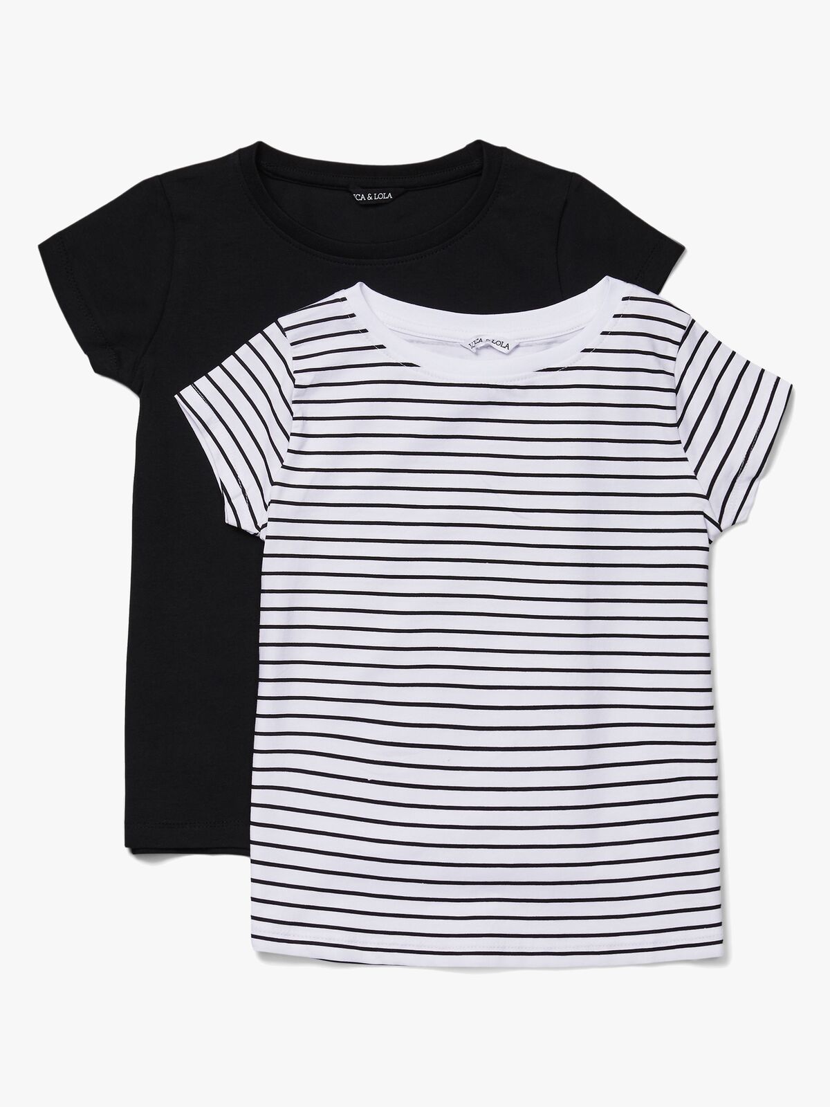 Luca & Lola Fanny Top 2-pak, Black/Stripes