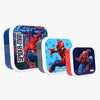 Marvel Spider-Man 3 in 1 Madkasse Let's Eat!, Navy