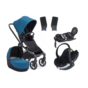 Baby Jogger City Sights Duovogn inkl. BeSafe iZi Go Modular X2 i-Size Autostol Baby & Base, Deep Teal