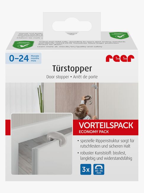 Reer Dørstopper 3-pak, Hvid