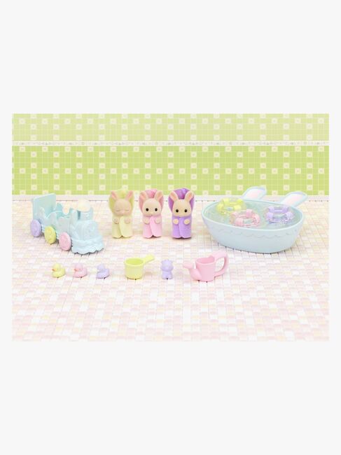 Sylvanian Families Dukkehustilbehør Triplets Baby Bathtime Set