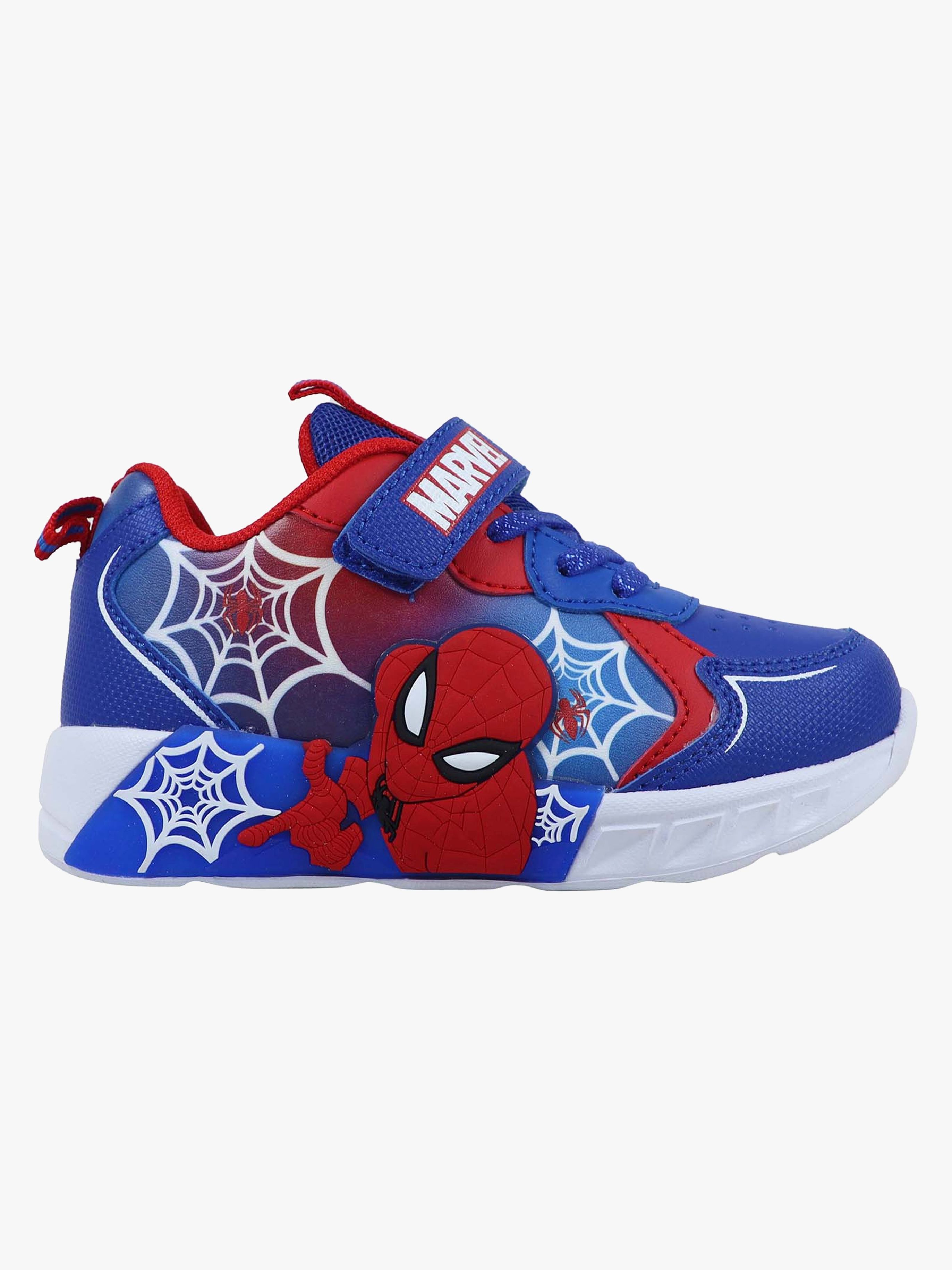 Marvel Spider-Man Blinkende Sneakers, Blå, 30