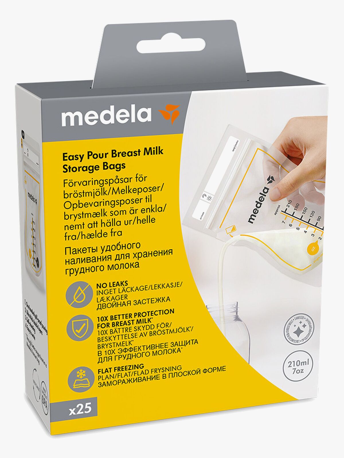 Medela Easy Pour Modermælksposer 25-Pak