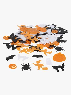 Creativ Company Halloween Pailleter, Sort/orange/hvid