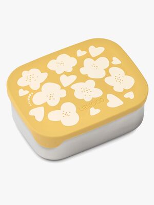 LIEWOOD Arthur  Mønstret Madkasse, White/Yellow