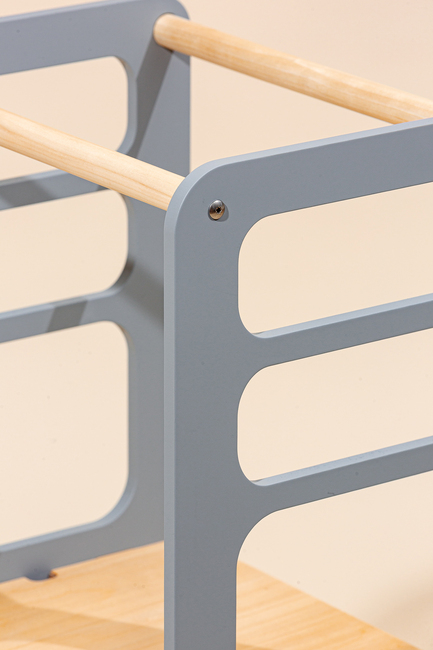 Duck Woodworks Sammenklappeligt Læringstårn, Grå