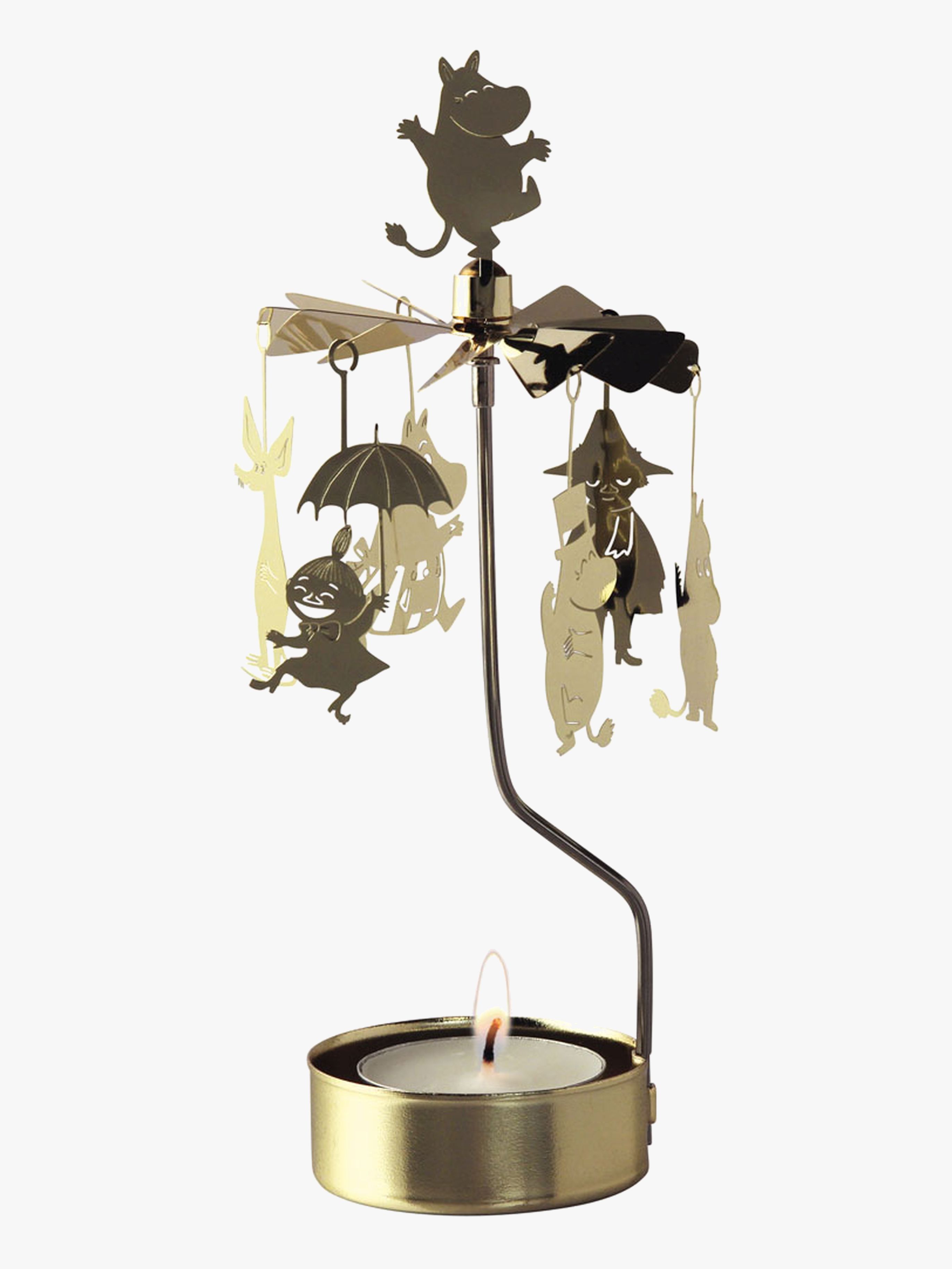 Design Cardell Englespil Mumifamilien med Fyrfadslys, Guldfarvet