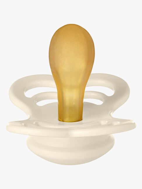 BIBS Supreme Sut 2-pak Latex Str. 2, Ivory/Blush