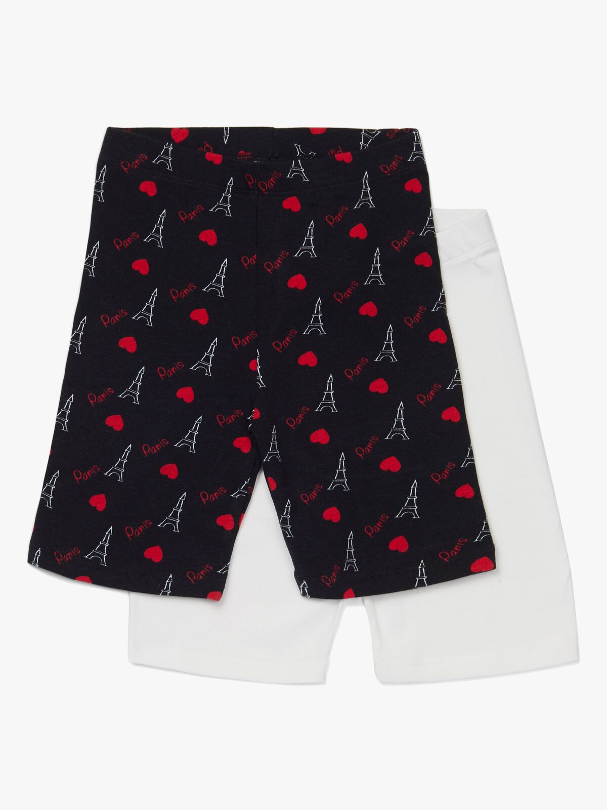 Luca & Lola Agnese Cykelbukser 2-Pak, Black/Red