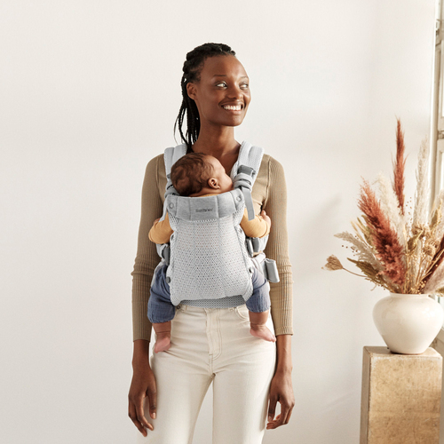 BabyBjörn Harmony Bæresele 3D Mesh, Silver 