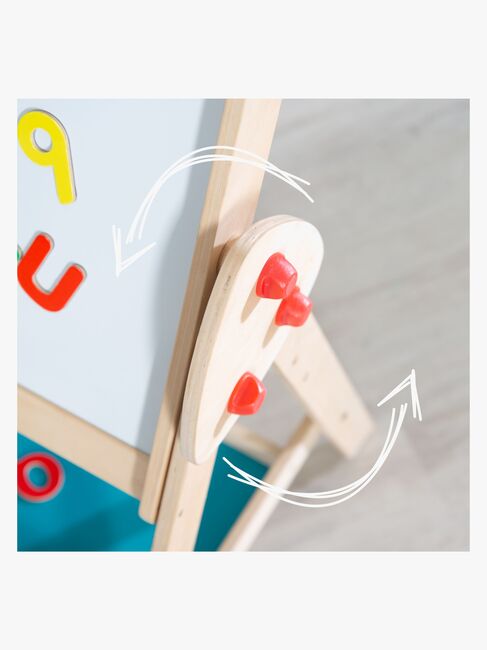 Roba Easel 3-i-1 Tavle med Hylde & Skammel