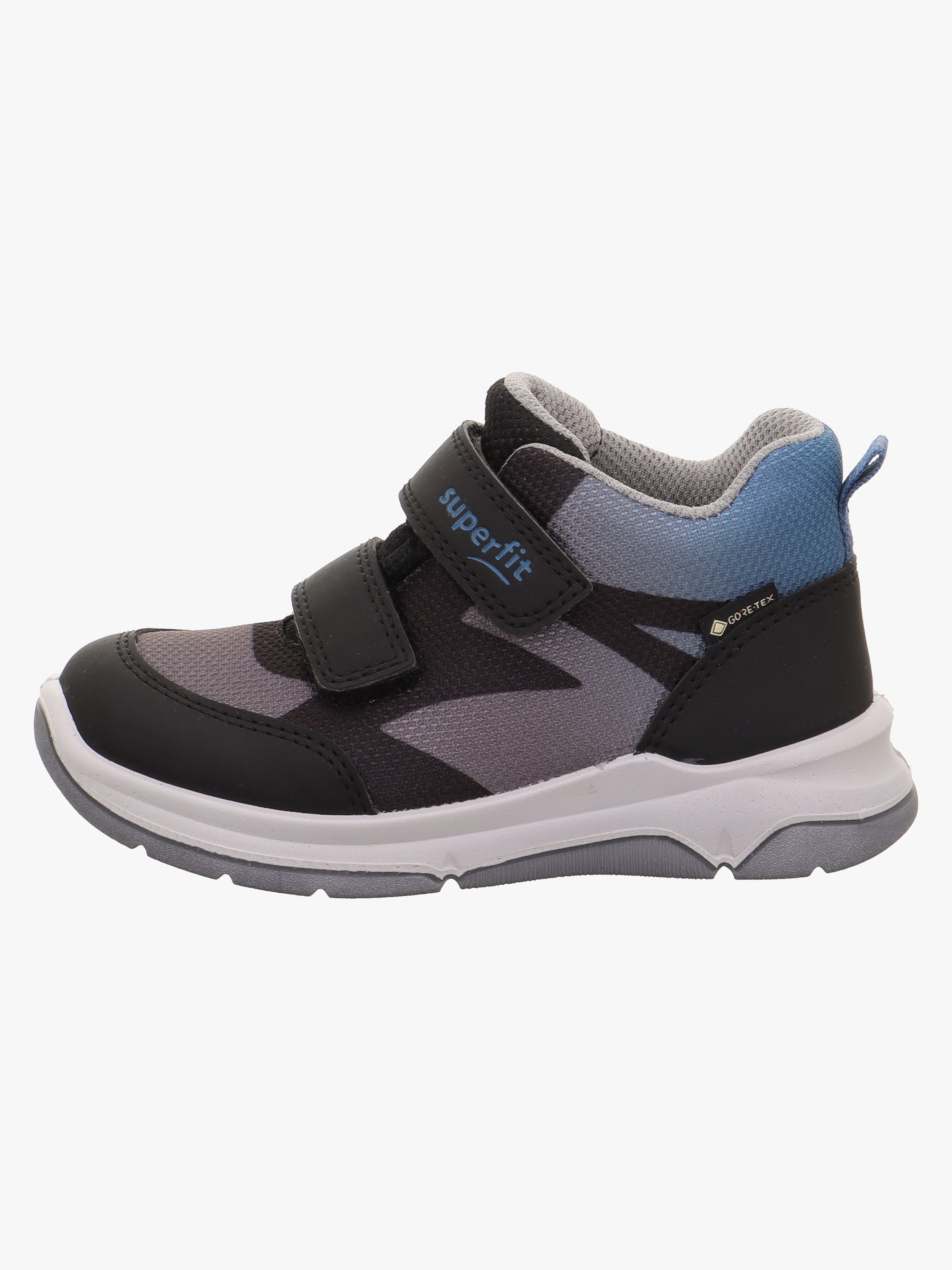 Superfit Cooper Mid GTX Sneakers, Black/Blue, 26