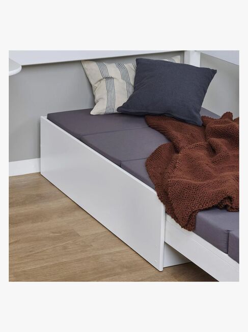 Hoppekids Sengemodul 80x200 cm, Hvid