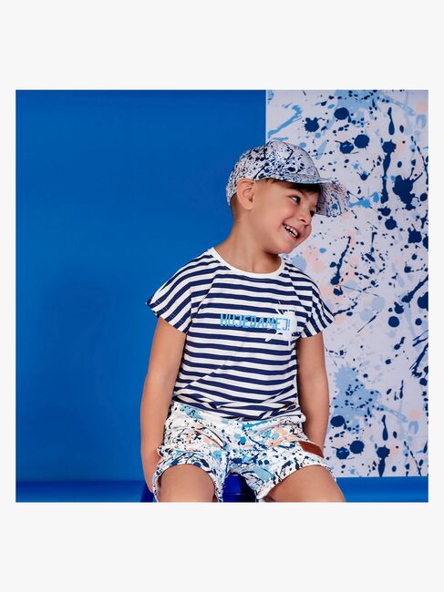 Emil fra Lønneberg Hujedamej T-shirt, Blue/White