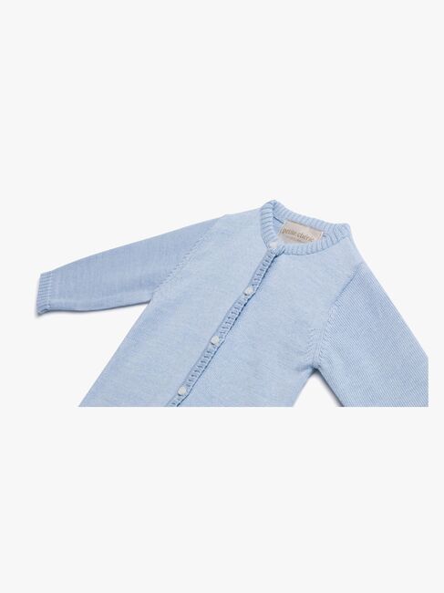 Petite Chérie Atelier Margit Babytrøje, Light Blue/Dusty Blue