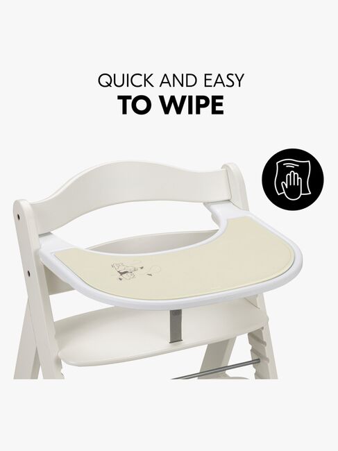 Hauck Dækkeserviet til Højstolsbakke, Pooh Dusty Beige