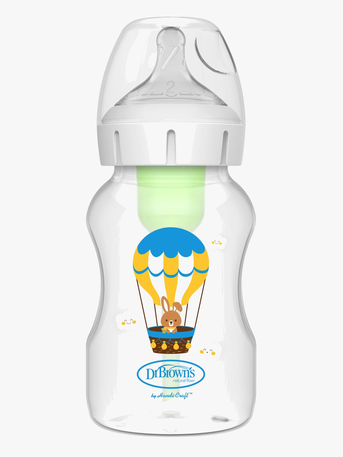 Dr. Brown's Options+ Wide Neck Sutteflaske Balloon 330 ml