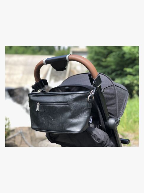 Tinkafu Tiny Tinkabag Organizer, Sort PU-læder