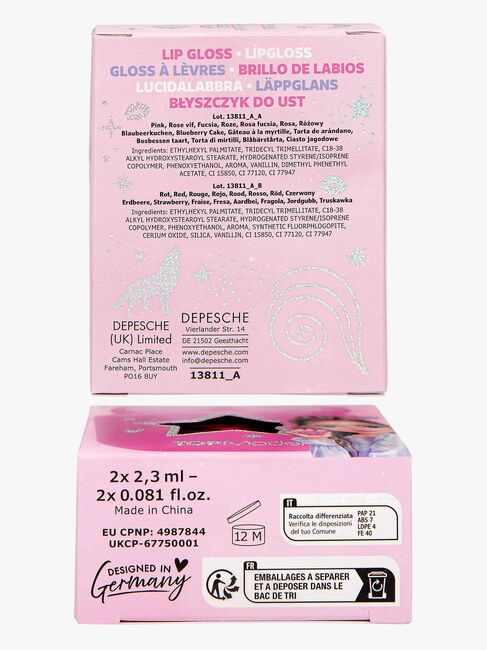 TOPModel BEAUTY and ME Lipglosser 2-pak