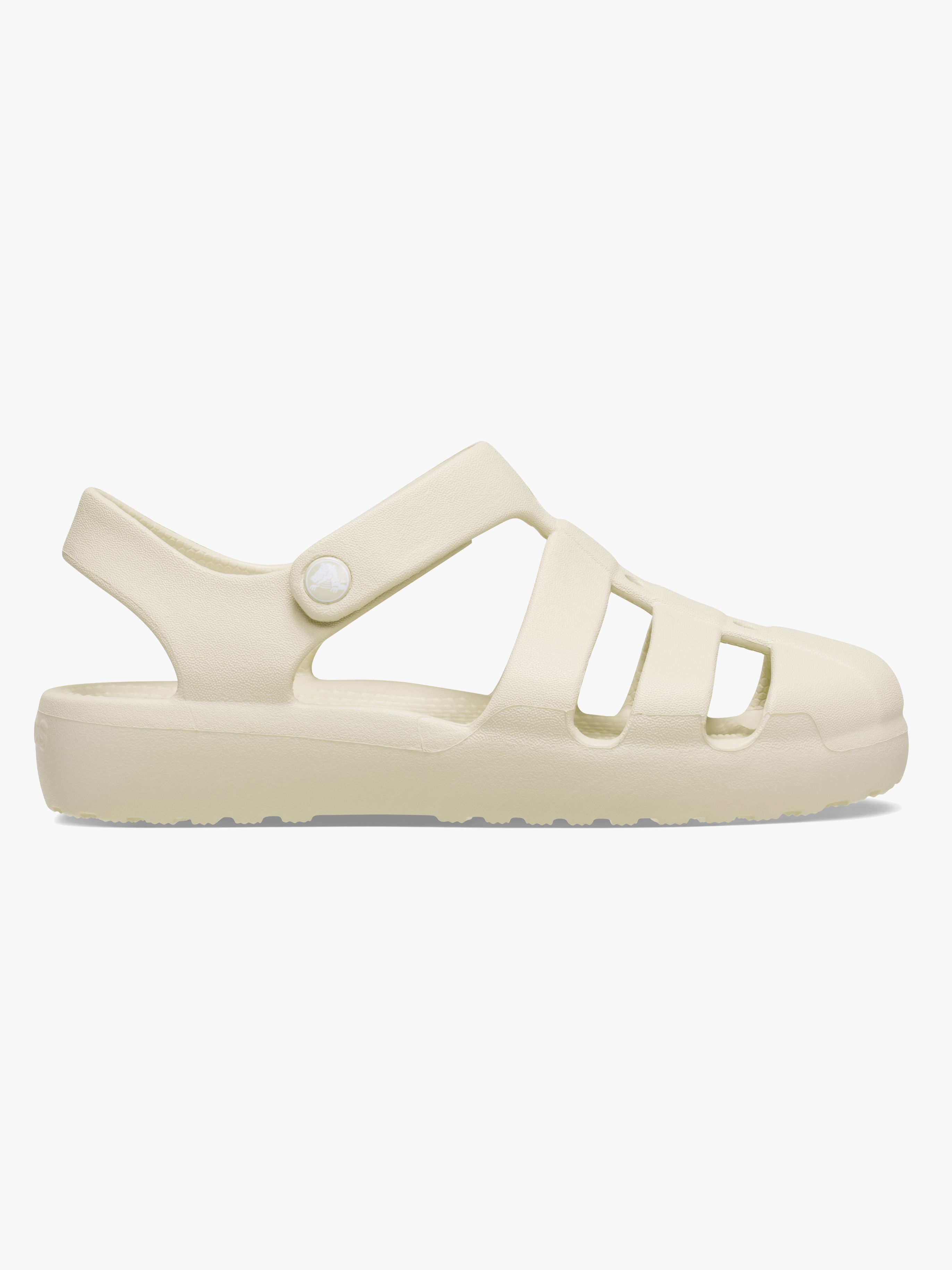 Crocs Classic Fisherman Kids Hjemmesko, Sandstone, 24-25