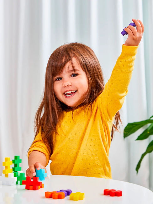 Plus-Plus BIG Byggesæt Rainbow Mix 100 Stk.