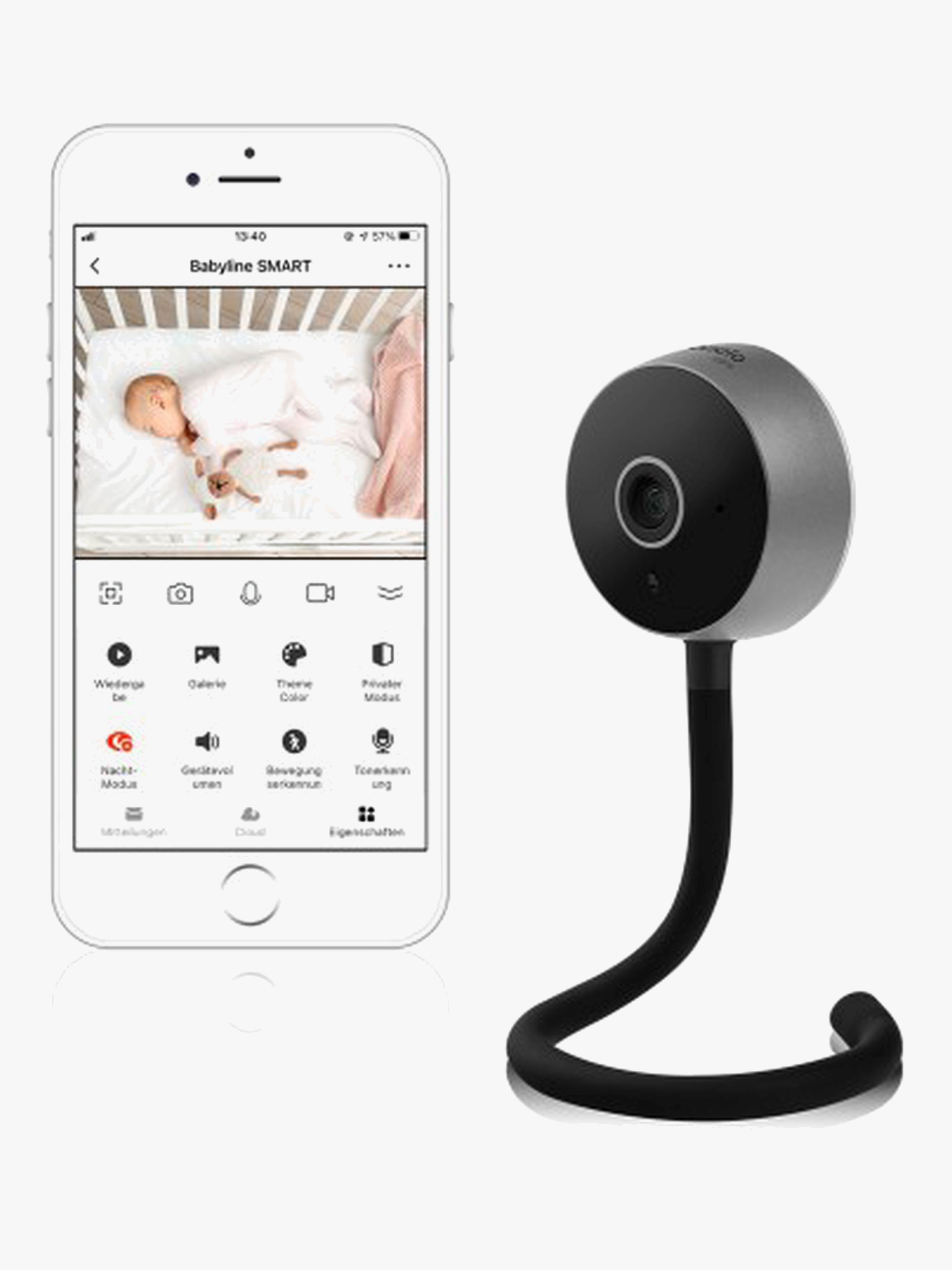 Lionelo Babyline Smart Babyalarm, Black