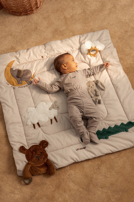 LIEWOOD Bernet Legetæppe, Sandy multi mix