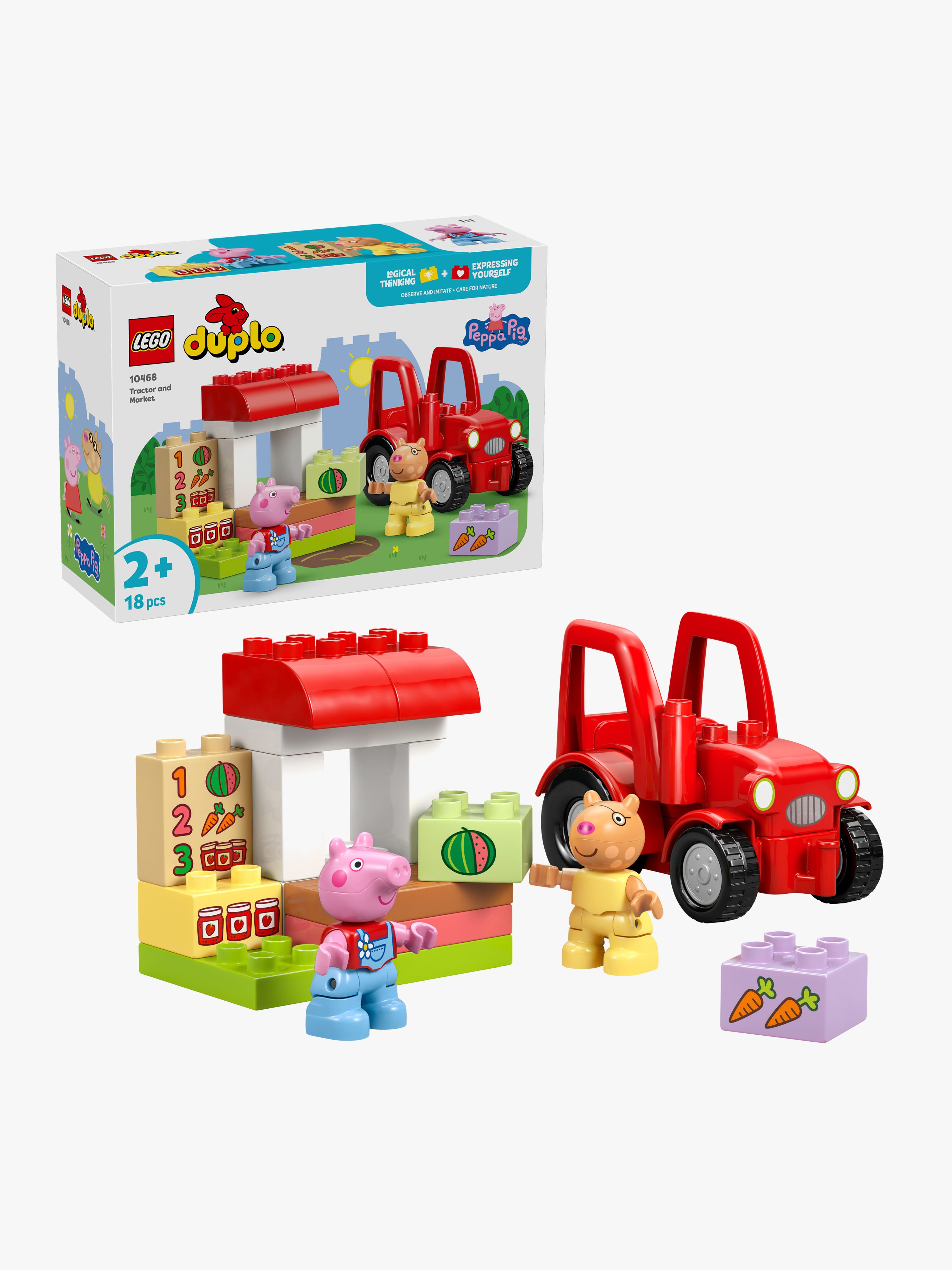 LEGO DUPLO Peppa Pig 10468 Traktor og marked