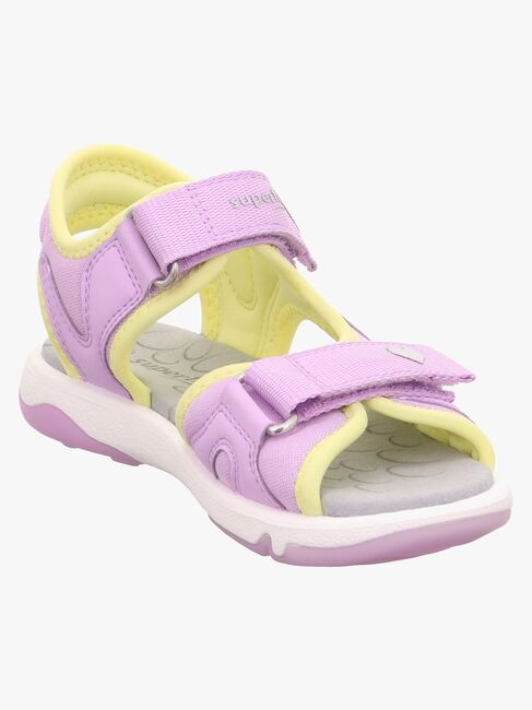 Superfit Pebbles Sandaler, Purple/Yellow