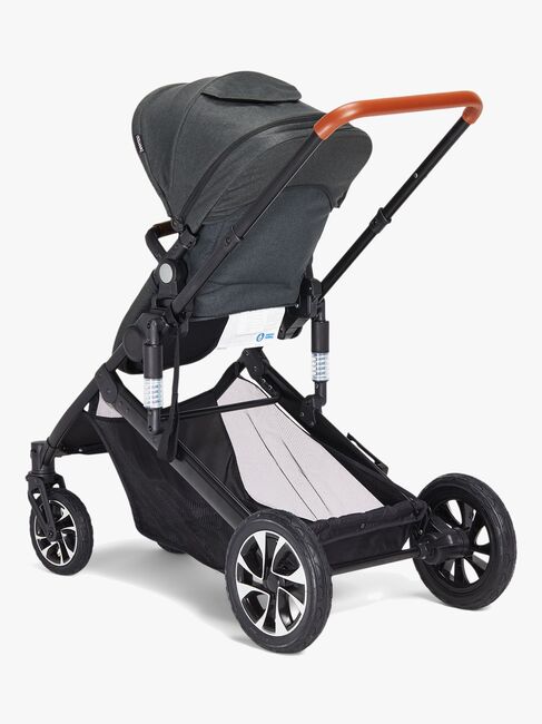 Beemoo Maxi 4 Twin Søskendevogn inkl. Søskendeklapvognsdel, Black/Black