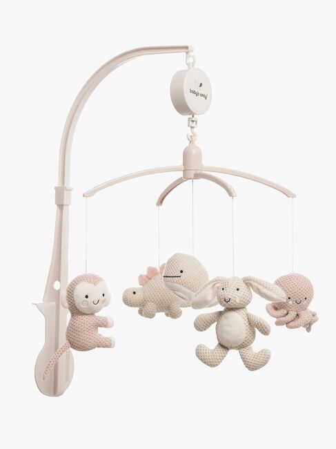 Baby's Only Musikuro Animals, Old Pink/Warm Linen