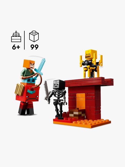 LEGO Minecraft 21266 Nether-lavakampen