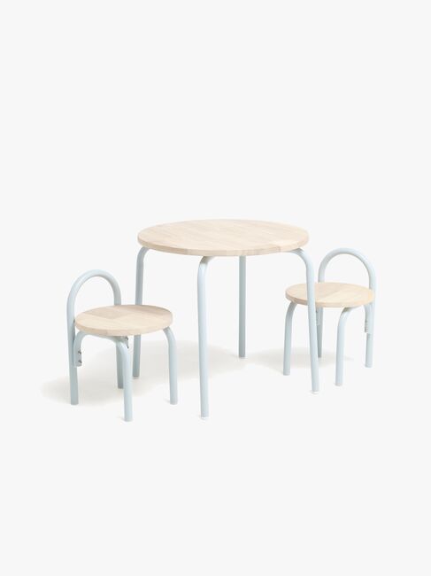 Alice & Fox CLEO Bord & Stole, Blå/Natur