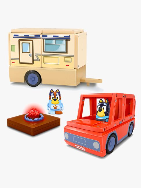 Tile Town Bluey Magnetisk Byggesæt Campingvognssæt