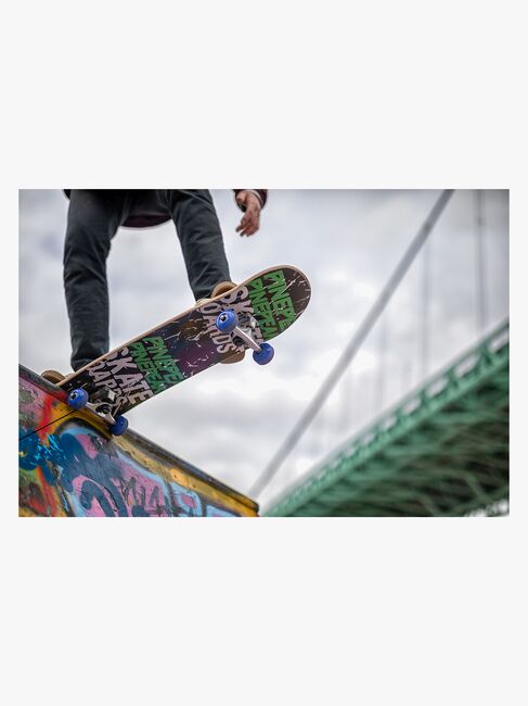 Pinepeak Skateboard, Blå/Grøn