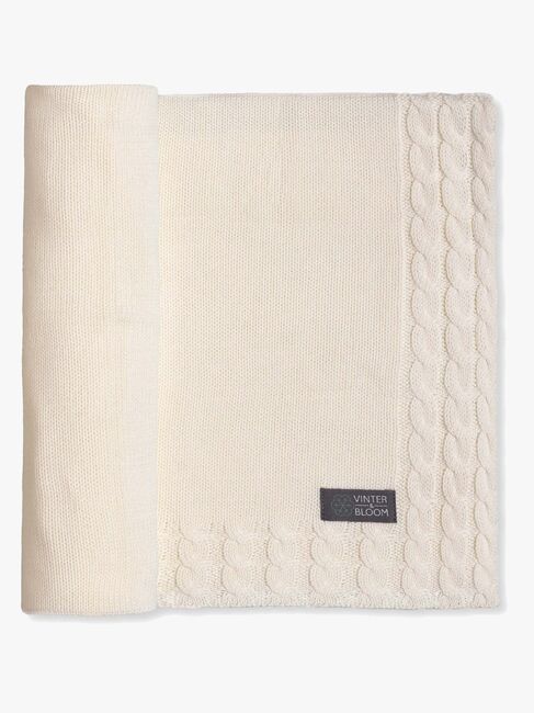 Vinter & Bloom Joy EKO Tæppe, Warm White