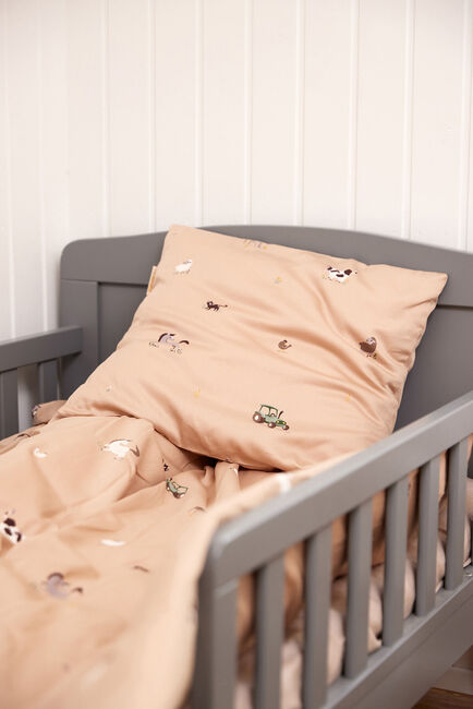 FILIBABBA  GOTS-certificeret Sengesæt 100 x 70 Tremmeseng, Magic Farm