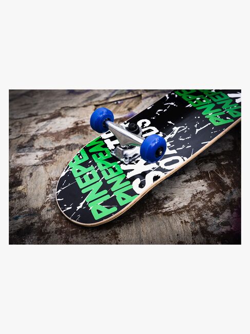 Pinepeak Skateboard, Blå/Grøn