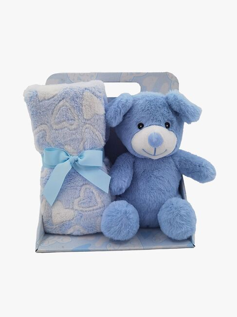 CarloBaby  Tæppe Hund, Lyseblå