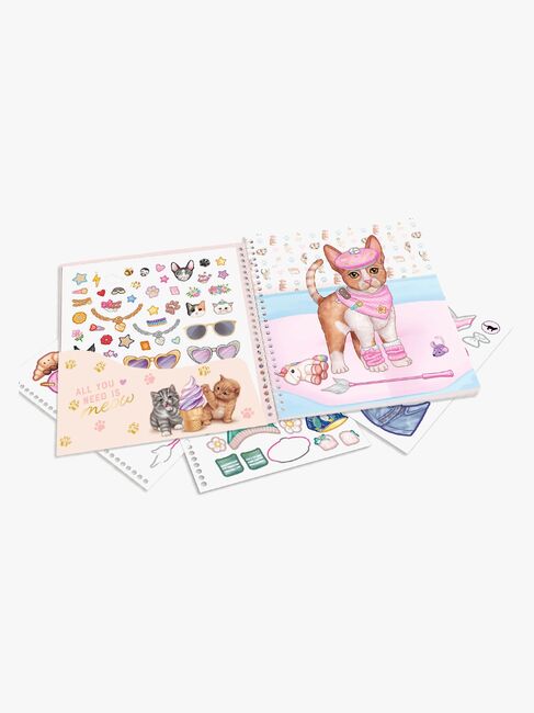 TOPModel Dress Me Up Klistermærkebog Kitty