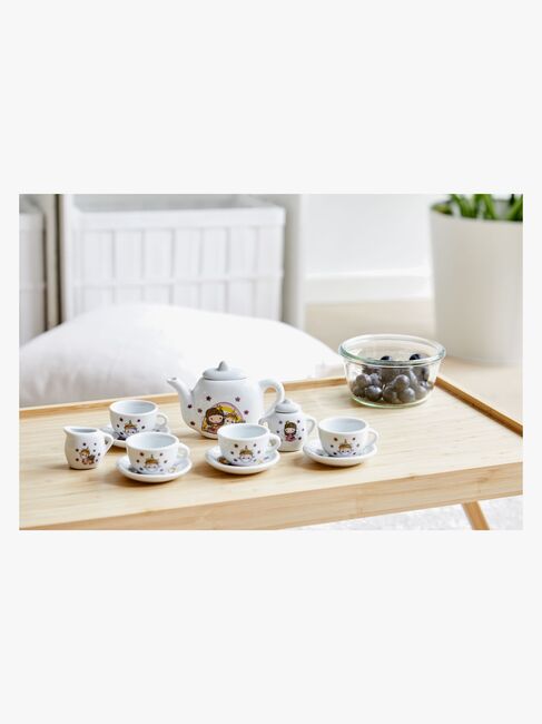 Barbo Toys Lillie & Ellie Teservice i Porcelæn 12 Brikker