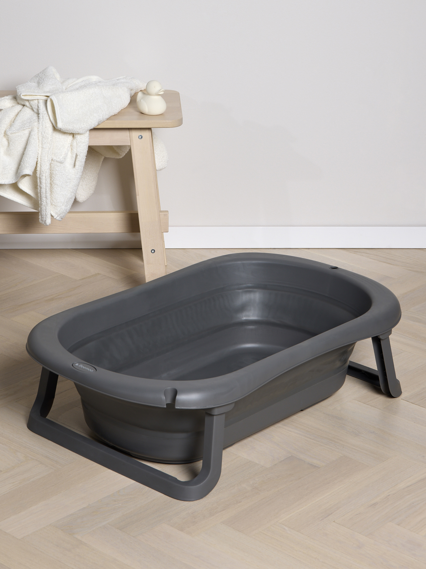 Beemoo CARE Assist Sammenklappelig CARE Assist Badekar, Deep Grey