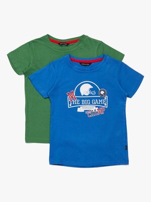 Luca & Lola San Marino T-Shirt 2-pak, Blue/Green