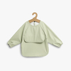 Beemoo CARE Bib  Langærmet Hagesmæk, Soft Green