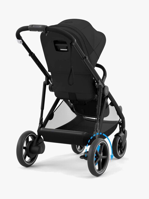 Cybex e-GAZELLE S Klapvogn, Moon Black/Black