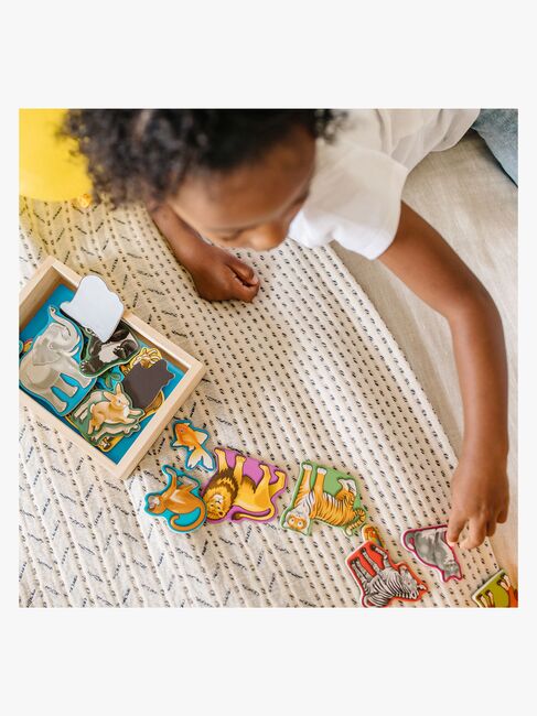 Melissa & Doug Dyremagneter i Træ 20 Stk.