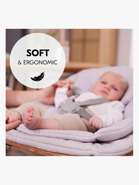 Hauck Eco 3-i-1 Skråstol til Højstol, Light Grey