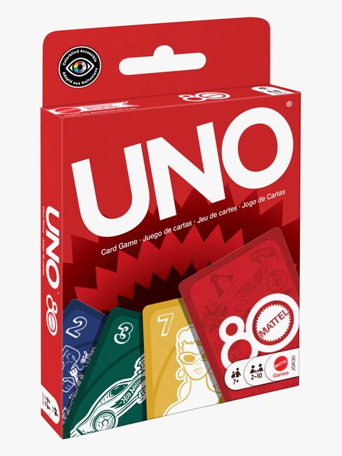 UNO Mattel 80th Ruby Red Kortspil